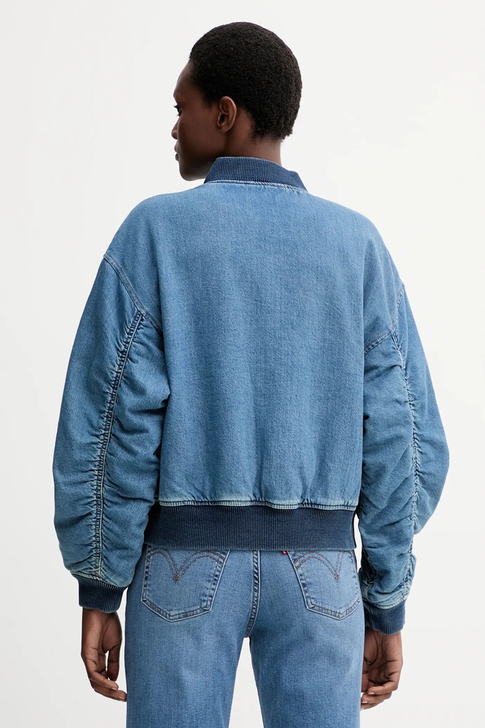 Oblečenie Džínsová bomber bunda Levi's A7262.0009 modrá