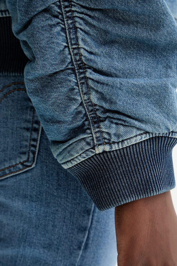 Džínsová bomber bunda Levi's A7262.0009 modrá