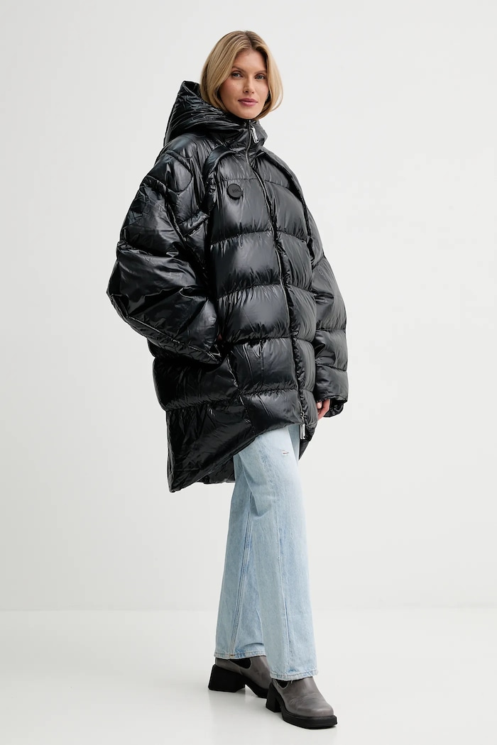 Пухено яке MMC STUDIO тъмносин APOLLO.JACKET
