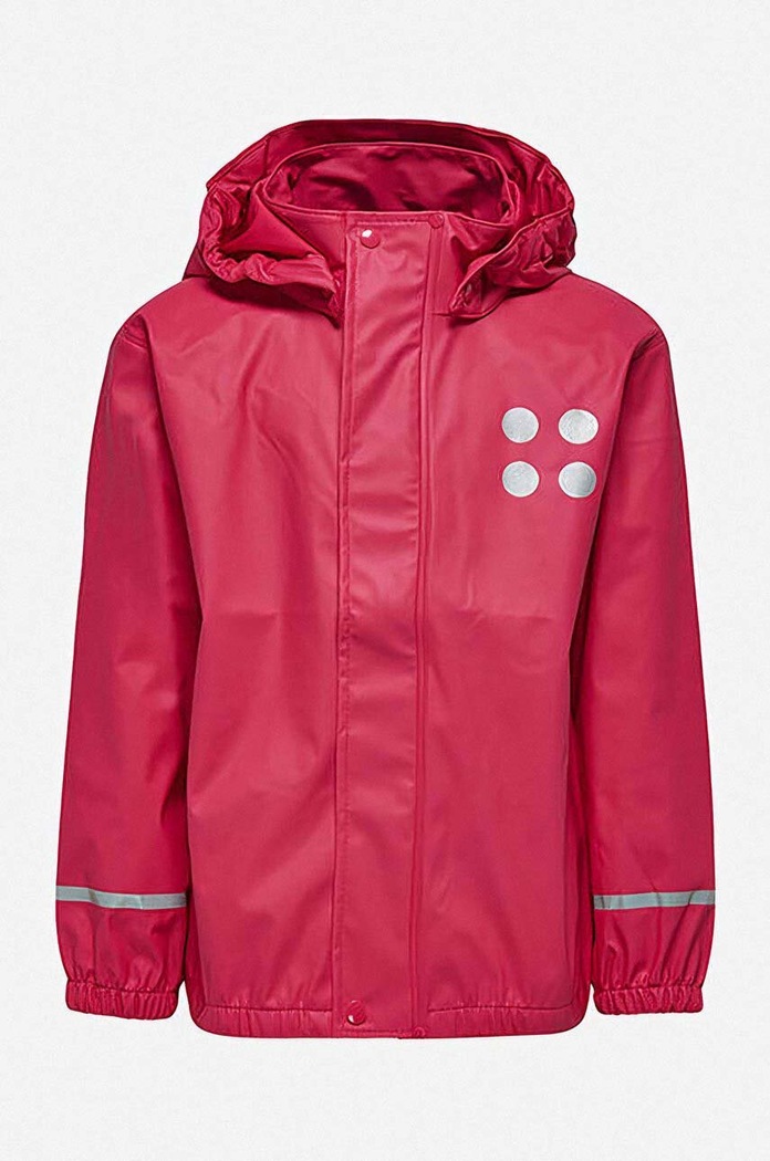 Detská nepremokavá bunda Lego Jamaica 101 Rain Jacket 19453 690 nezateplené ružová 19453