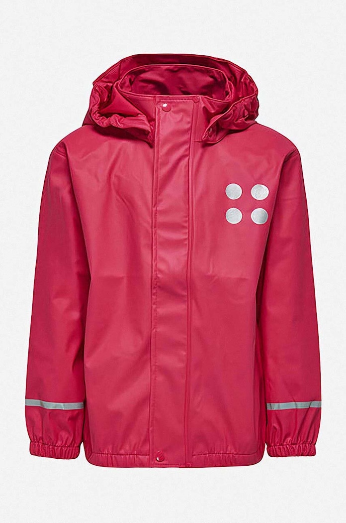 Detská nepremokavá bunda Lego Jamaica 101 Rain Jacket 19453 690 nezateplené ružová 19453