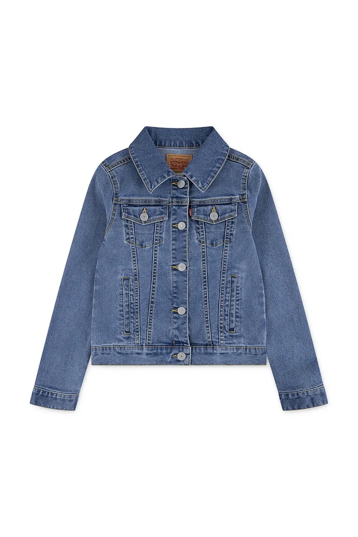 Levi's geaca de blugi pentru copii necaptusit albastru 3E4388