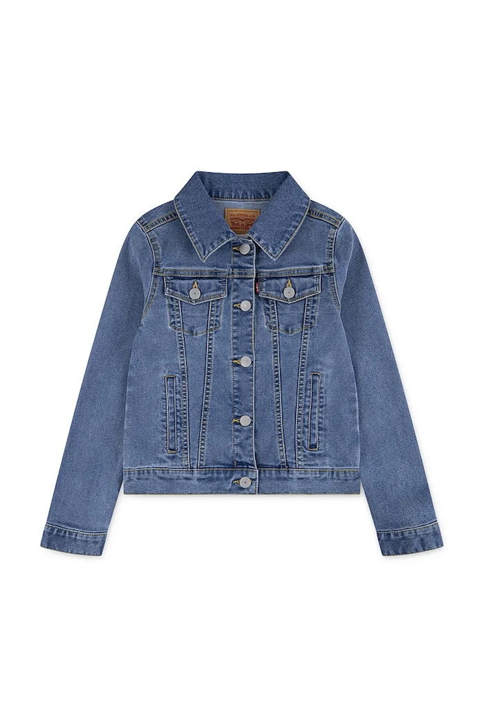 Levi's geaca de blugi pentru copii necaptusit albastru 3E4388