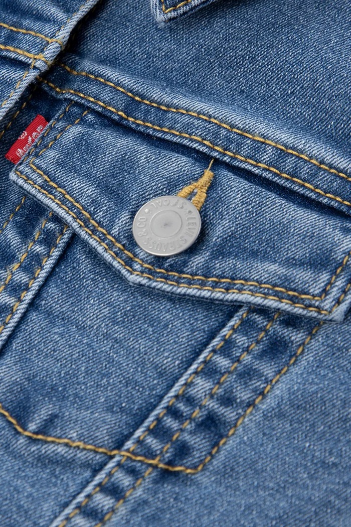 Fete Levi's geaca de blugi pentru copii 3E4388 albastru