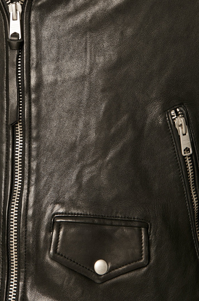 AllSaints - Bőrdzseki Milo Biker ML025N