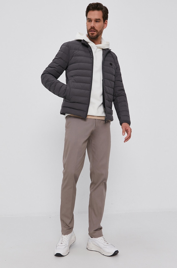 Páperová bunda Emporio Armani 8N1BQ2.1NLRZ sivá AA00