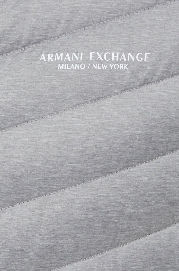Páperová bunda Armani Exchange 8NZB52.ZNW3Z.NOS sivá