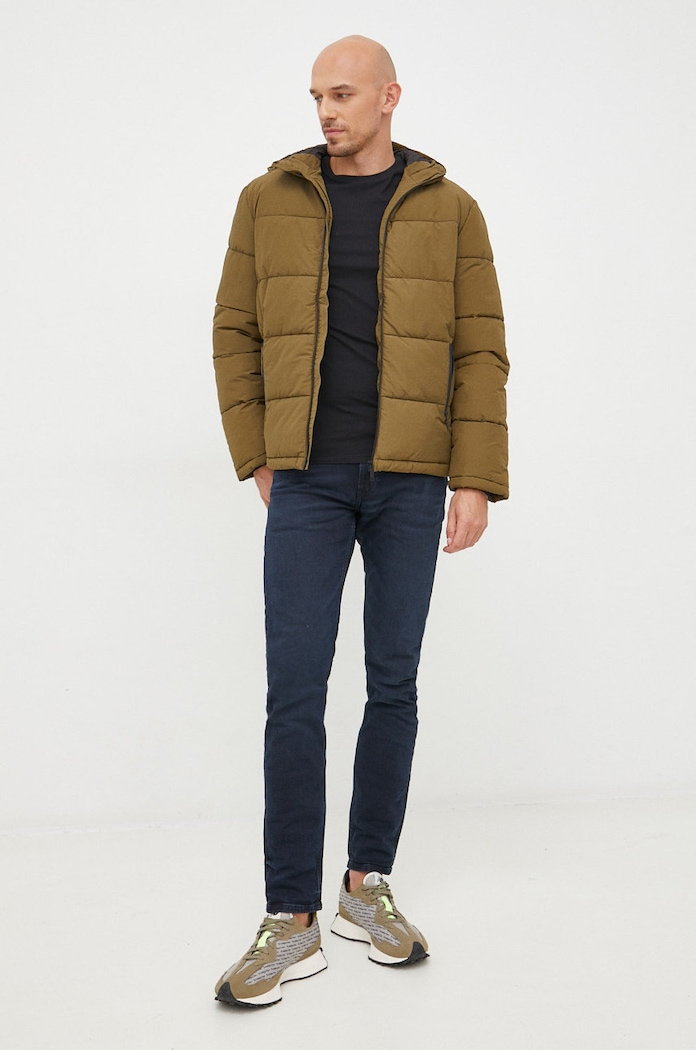 Яке Selected Homme 16084886.DarkOlive зелен AA00