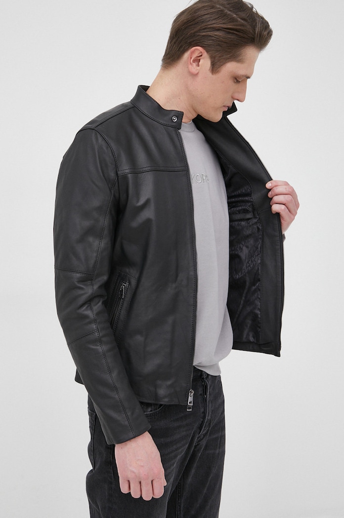 Michael Kors kurtka skórzana CF98CF17KS CF98CF17KS
