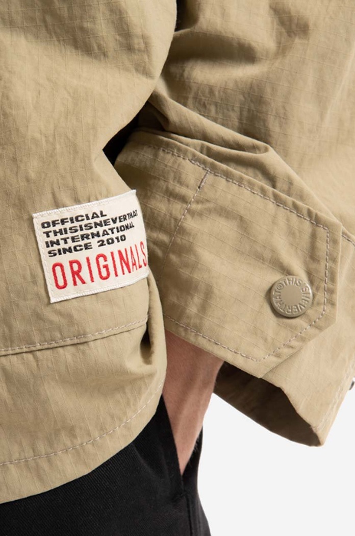 thisisneverthat jacket Nylon Ripstop BDU brown TN221WOWLS05