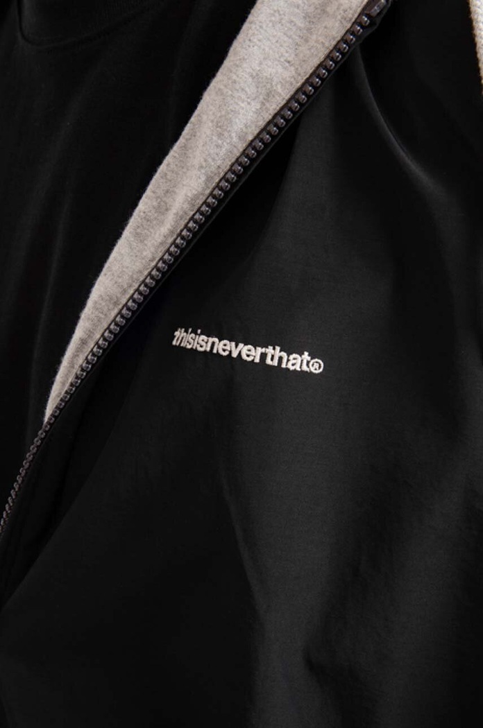Jakna thisisneverthat T-Logo Sweat Lining thisisneverthat TN221WOWLS07 crna