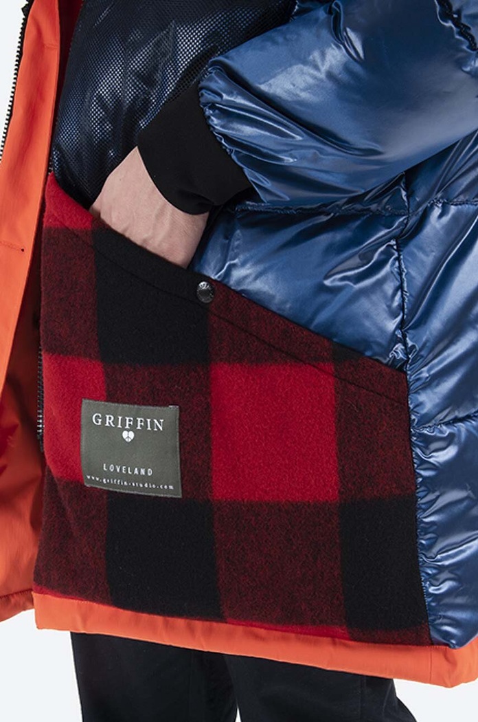 Griffin Geacă de puf cu două fețe GW20.03C
