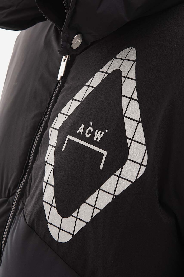 Пухова куртка A-COLD-WALL* Panelled Down Jacket чорний ACWMO107.