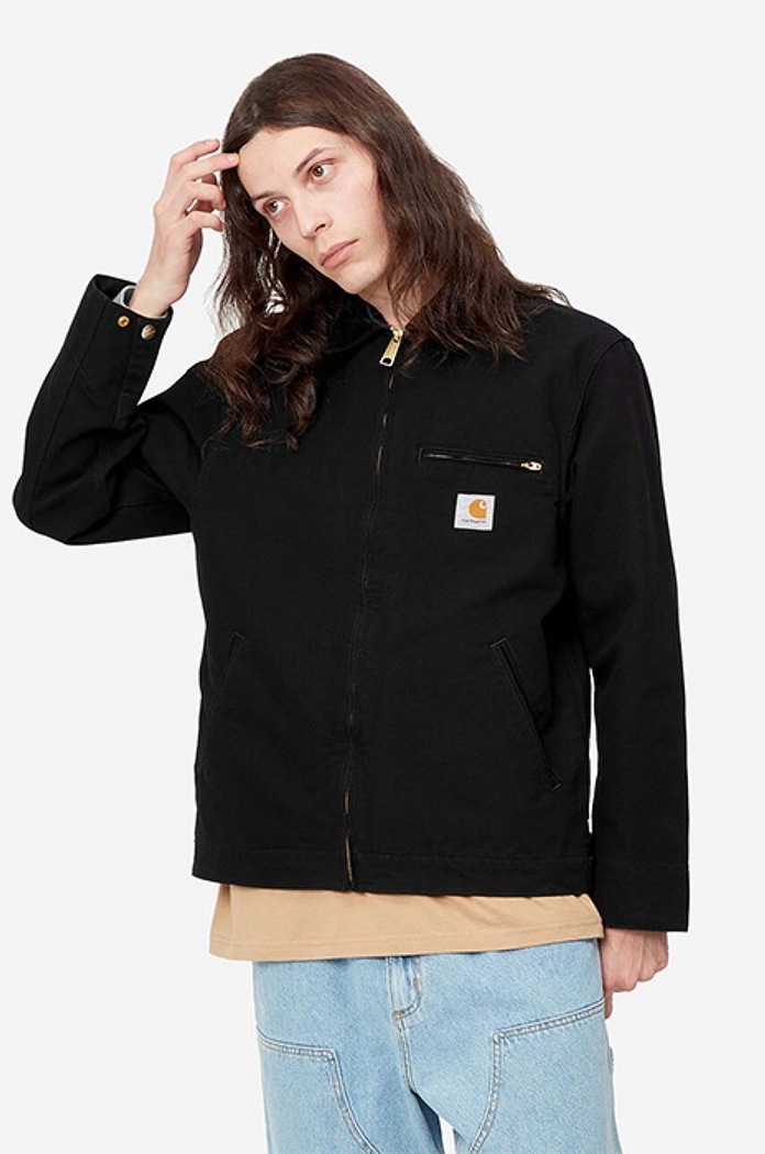 Carhartt WIP denim jacket Detroit Jacket Planet friendly black I026467.