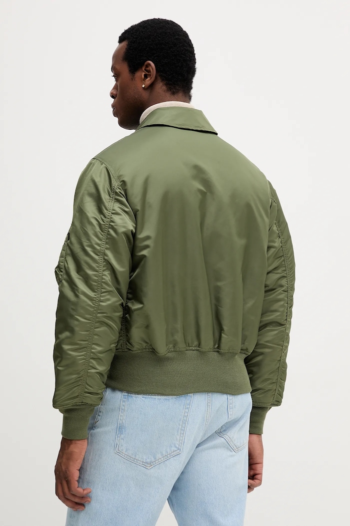 Odzież Alpha Industries kurtka bomber CWU-45 Heritage Bomber 100102.01 zielony