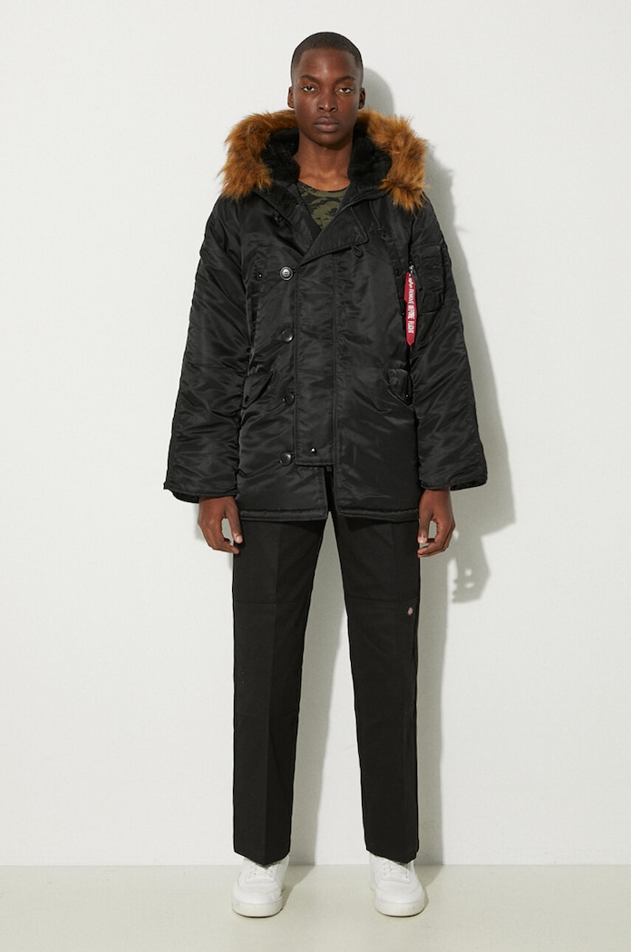Bunda Alpha Industries N3B 100106 03 100106.03 černá AW23