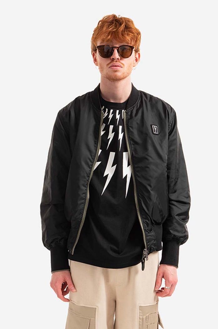 Alpha Industries geacă bomber cu două fețe x Neil Barrett MA-1 106120.01 verde AA00