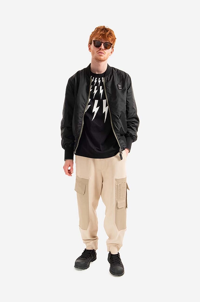 Alpha Industries geacă bomber cu două fețe x Neil Barrett MA-1 verde 106120.01
