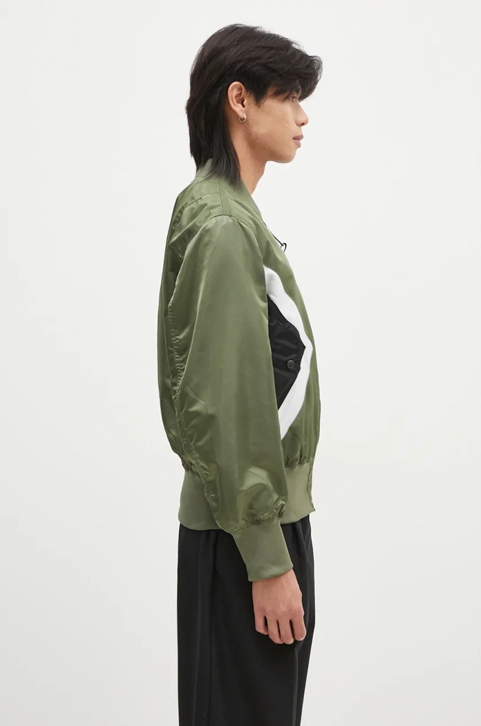Яке бомбър с две лица Alpha Industries x Neil Barrett MA-1 106120 01 зелен 106120.01