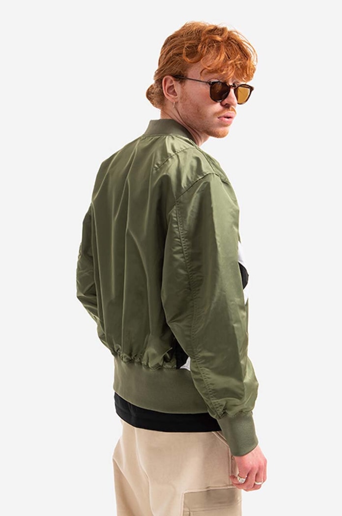Alpha Industries geacă bomber cu două fețe x Neil Barrett MA-1 106120.01 verde