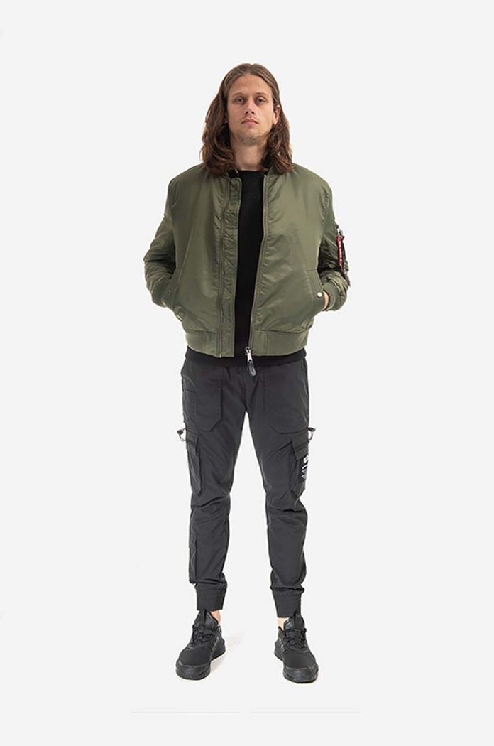 Alpha Industries bomber jacket MA-1 VF Project Recycled 108105.01 green AA00