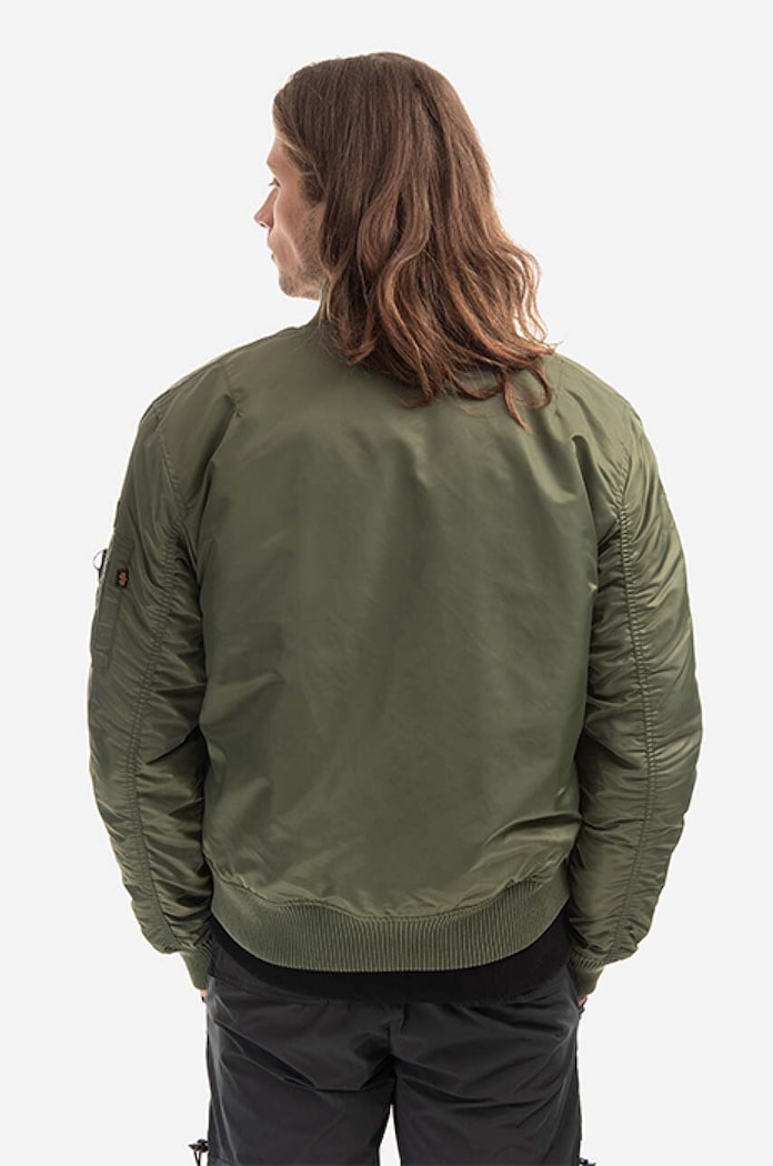 Clothing Alpha Industries bomber jacket MA-1 VF Project Recycled 108105.01 green