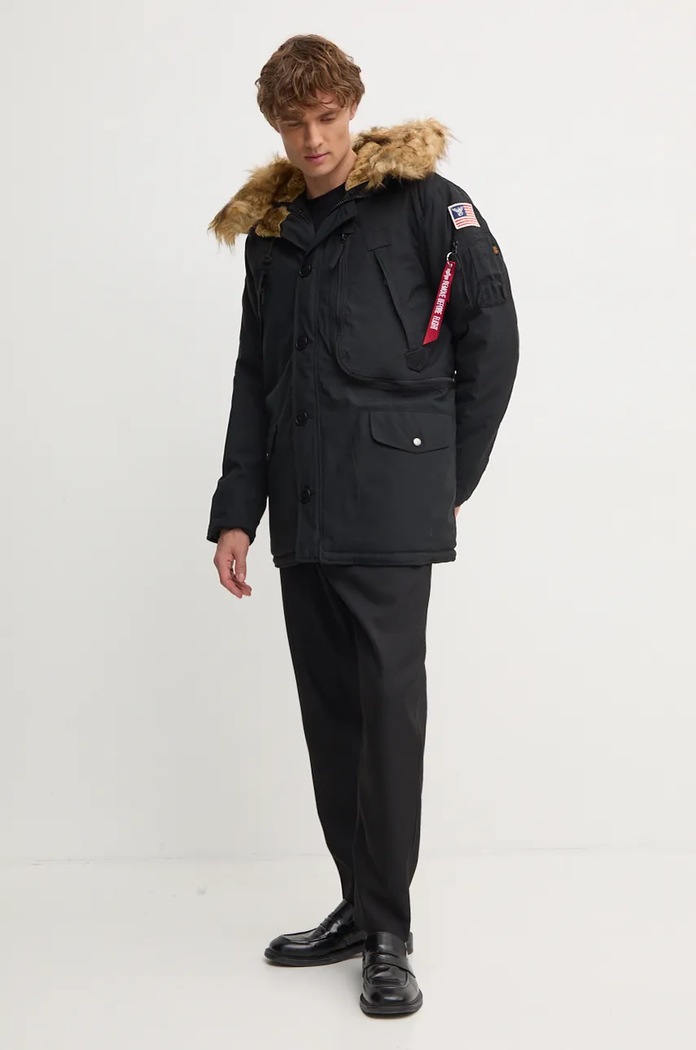 Μπουφάν Alpha Industries Polar Jacekt 123144.03 μαύρο AA00