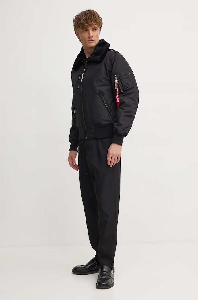 Alpha Industries bomber dzseki Injector III 14314 3 143104.03 fekete AW23