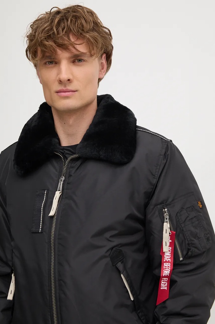 Alpha Industries bomber dzseki Injector III 14314 3 fekete 143104.03