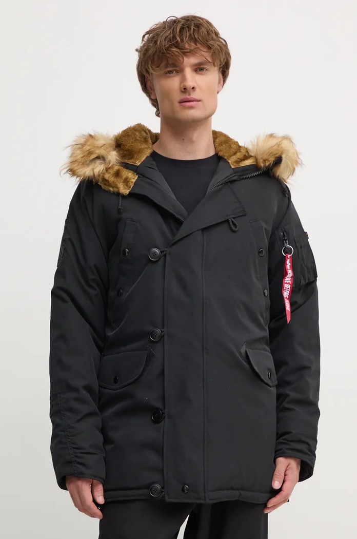 Alpha Industries giacca Explorer foderato nero 193128.03