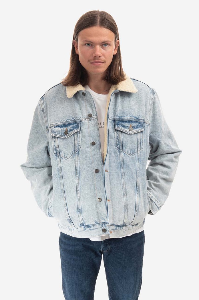 Guess geacă din denim M2BN00.D4S10 albastru AA00