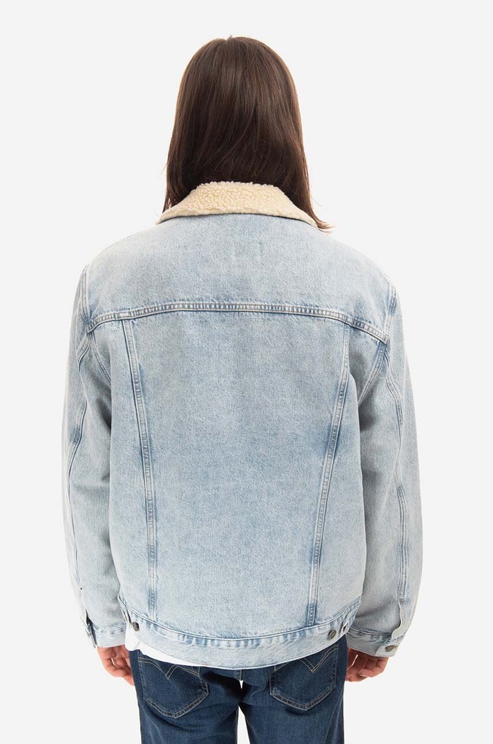 Guess geacă din denim albastru M2BN00.D4S10