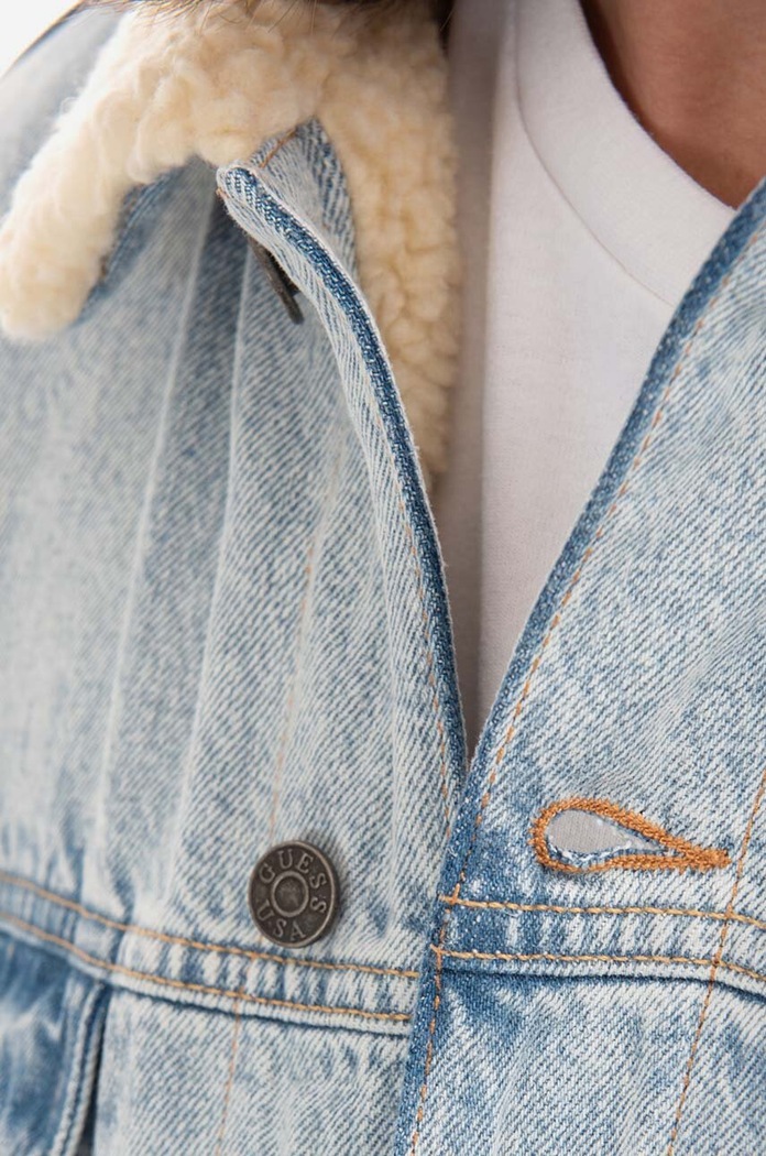 Guess geacă din denim M2BN00.D4S10 albastru