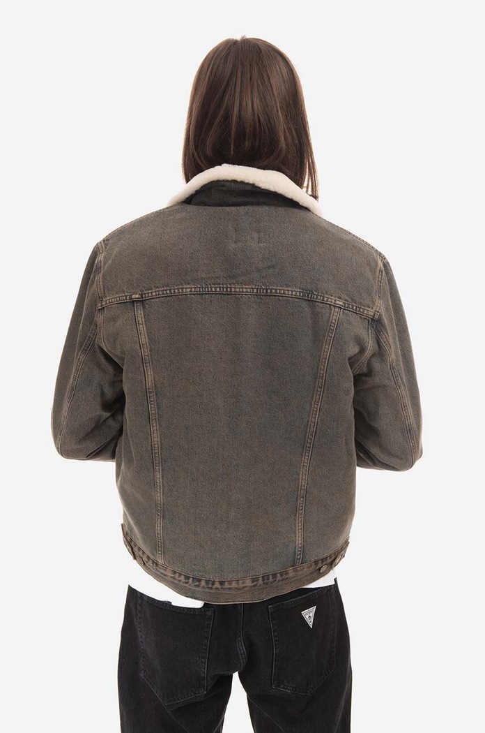 Džínová bunda Guess hnědá M2BN01.D4S10