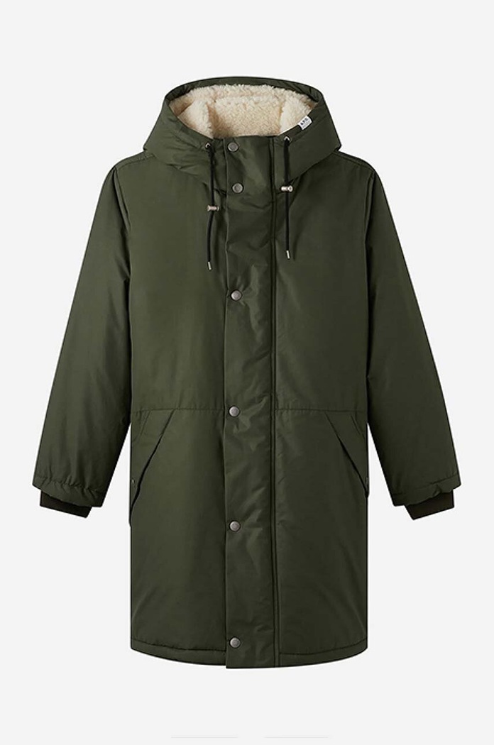 Jakna A.P.C. Parka Hector COEZV-H30179 BLACK zelena COEZV.H30179