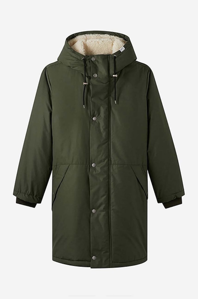 Jakna A.P.C. Parka Hector COEZV-H30179 BLACK zelena COEZV.H30179