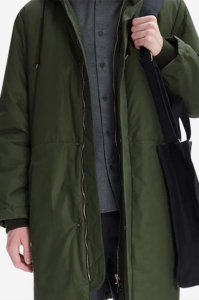 Jakna A.P.C. Parka Hector COEZV-H30179 BLACK COEZV.H30179