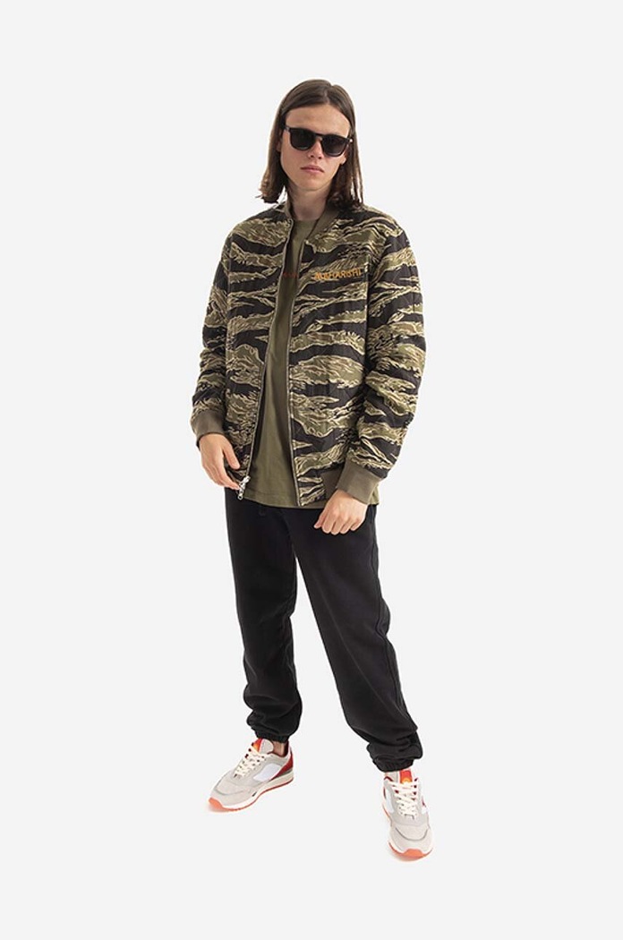 Maharishi reversible bomber jacket green 8046.OLIVE