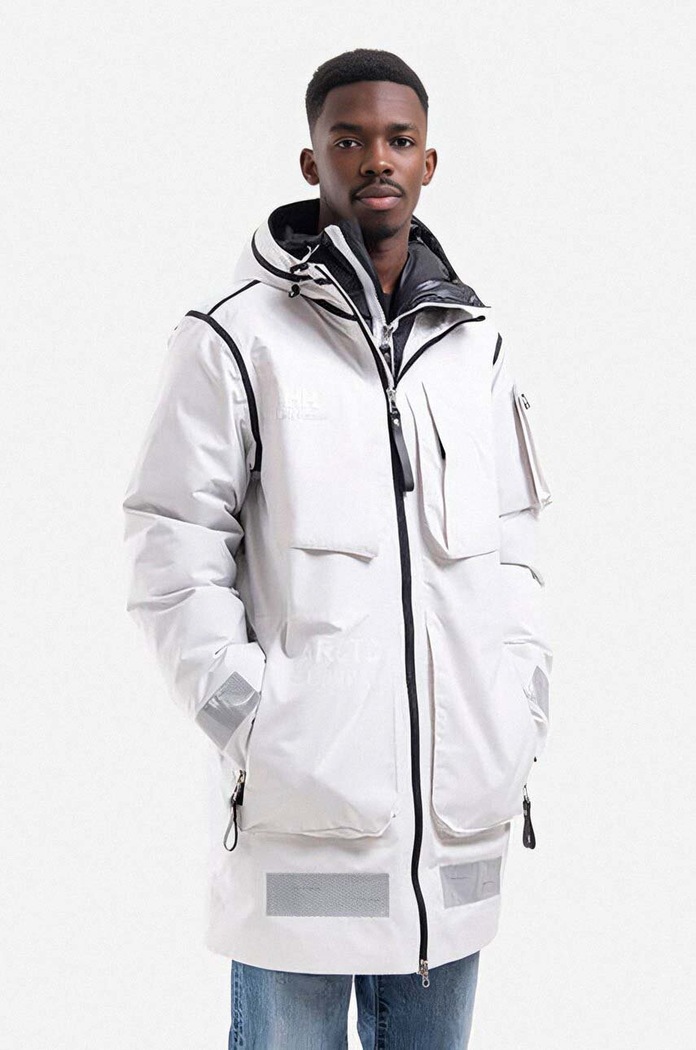 Jakna Helly Hansen Heritage Survival 3 In 1 Coat Arc s kapuljačom bijela 53560