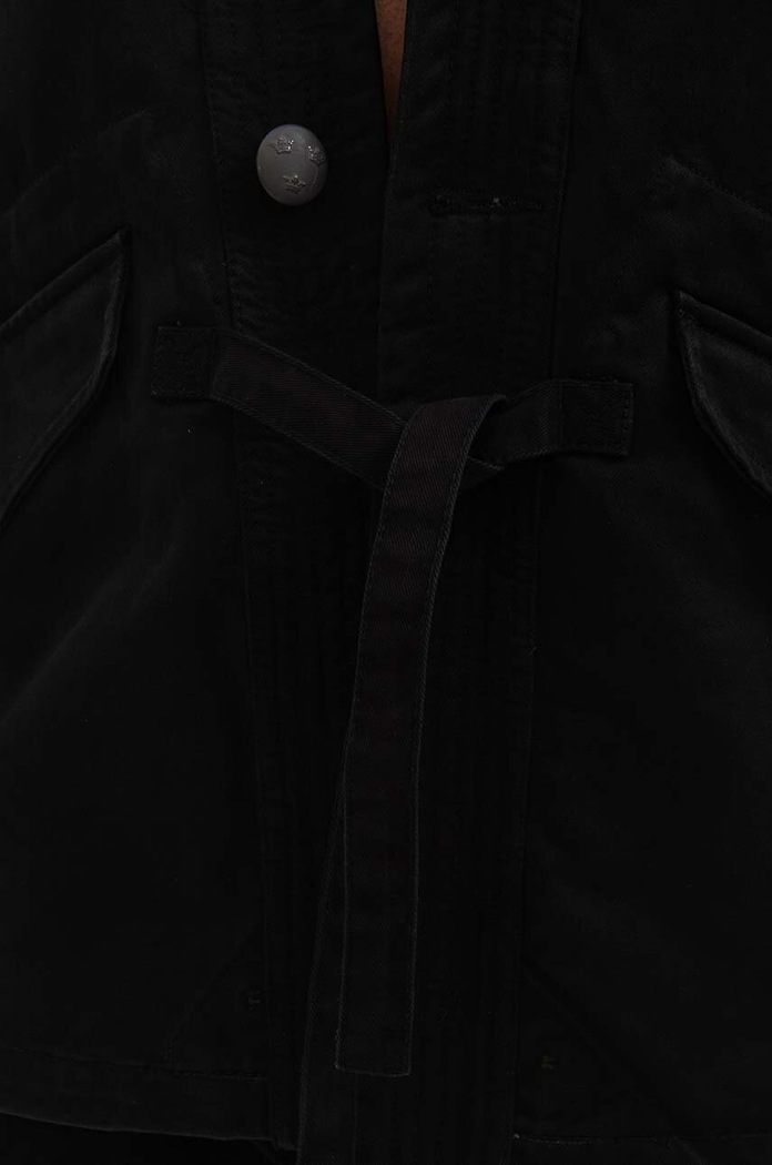 Bunda Maharishi Upcycled M59 Field Kimono Vintage 4096 BLACK 4096.BLACK