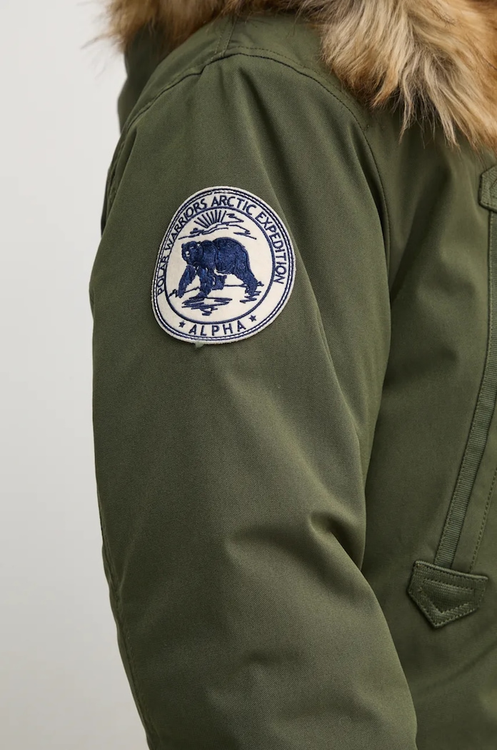 Bunda Alpha Industries Polar Jacket Polar Jacket 123144 257 123144.257 zelená