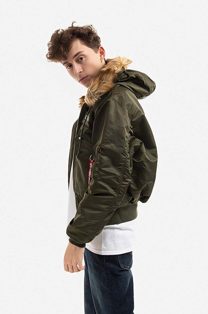 Alpha Industries rövid kabát 45P Hooded Custom 113145 257 113145.257