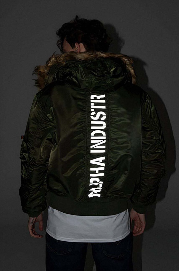 Alpha Industries rövid kabát 45P Hooded Custom 113145 257 113145.257