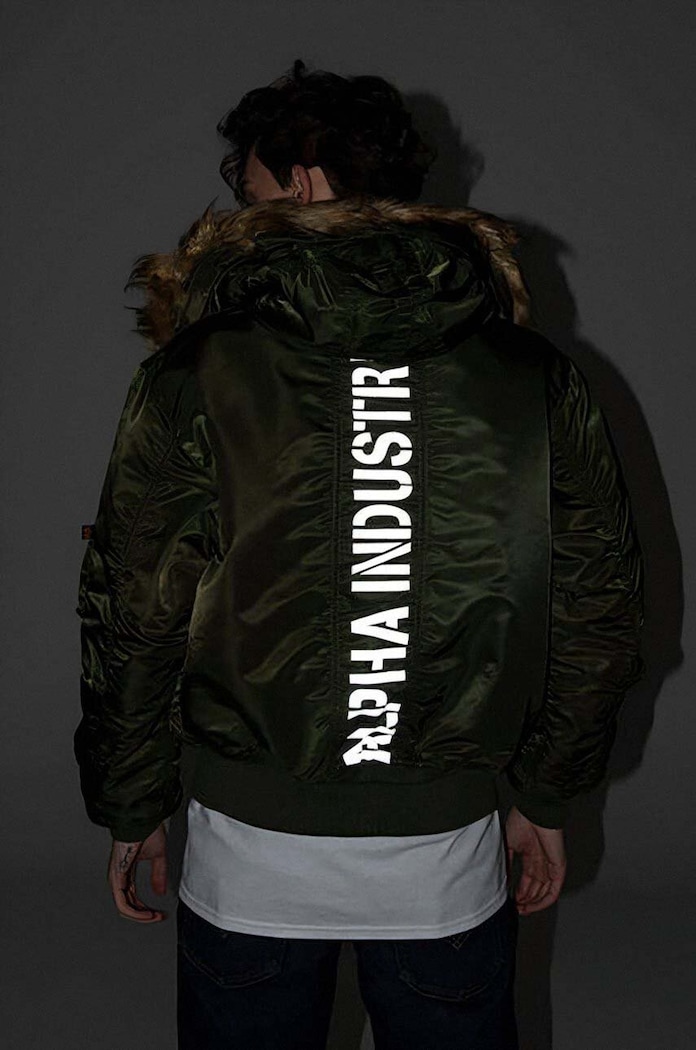 Alpha Industries rövid kabát 45P Hooded Custom 113145 257 113145.257