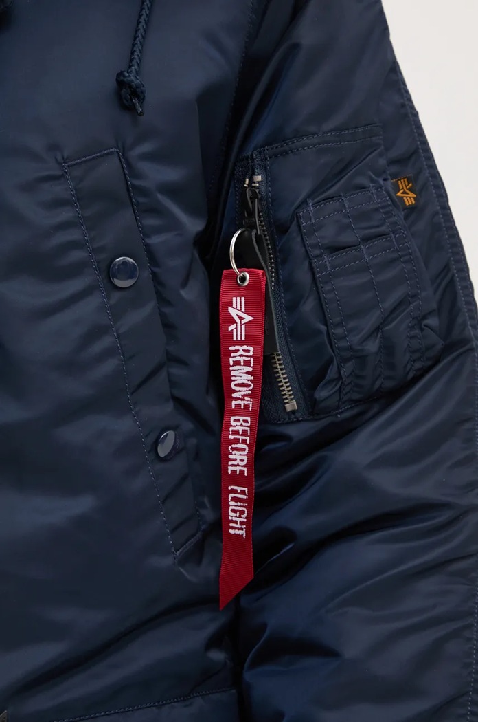 Alpha Industries rövid kabát N3B 103141 07 103141.07 sötétkék