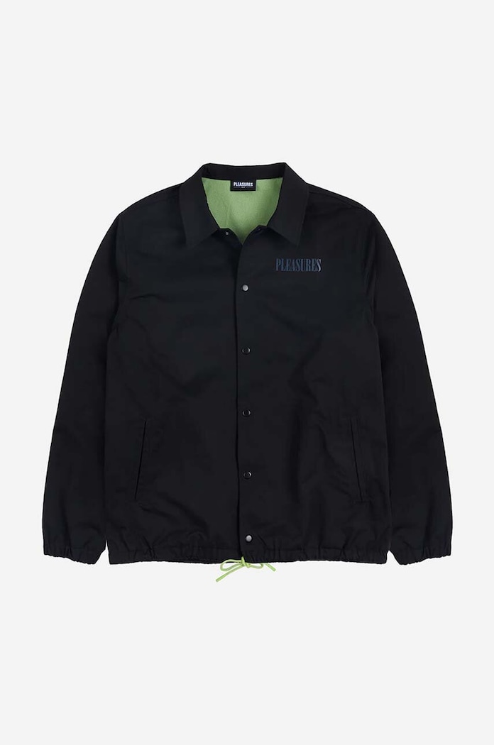 PLEASURES jacket Bended Coach Jacket black P23SP005