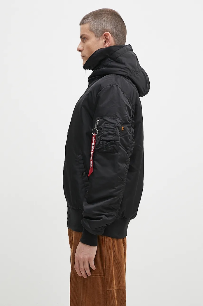 Alpha Industries jacket MA-1 Hooded black 158104.03