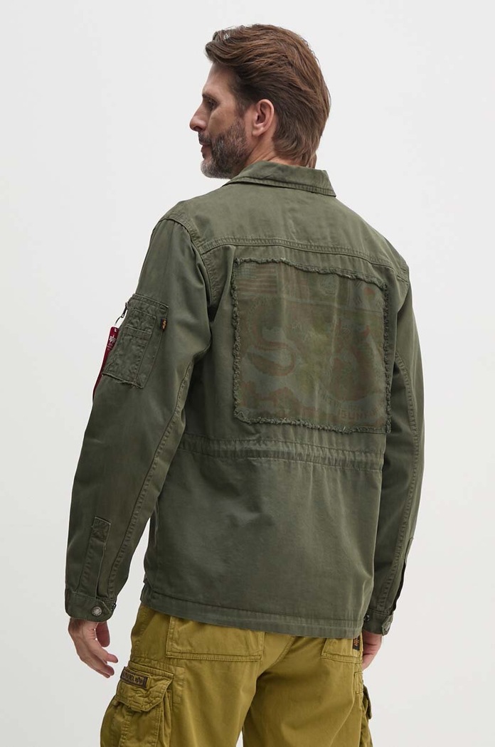 Oblečení Bunda Alpha Industries Field Jacket LWC 136115 136 136115.136 zelená