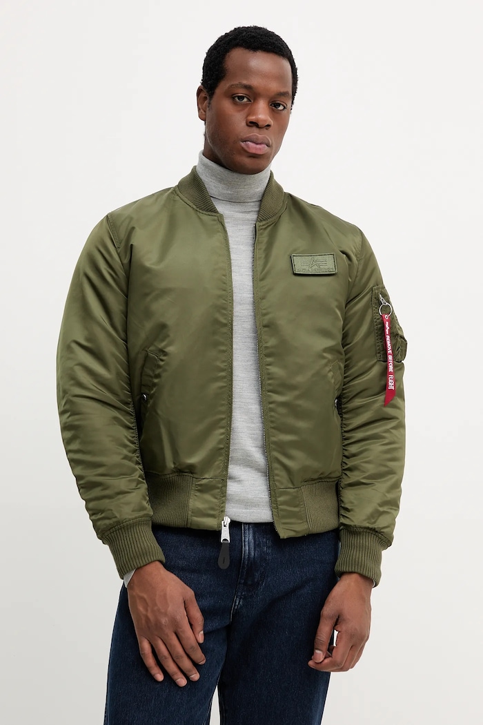 Geacă bomber MA-1 D-Tec Alpha Industries 183110.257 verde