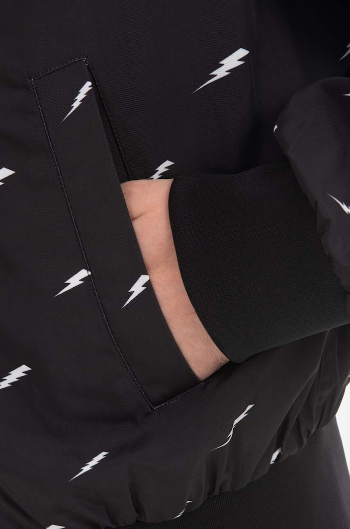 Oblečení Oboustranná bomber bunda Neil Barett Reversible Oversixed Bomb PBSP051R-U004C 1179 PBSP051R.U004C černá